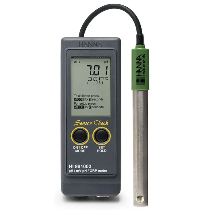 Hanna HI991003 Portable pH/pH-mV/ORP/Temp Meter