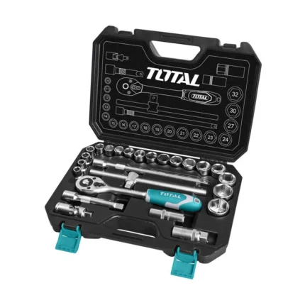 Total THT121251 25Pcs 1/2″ socket set